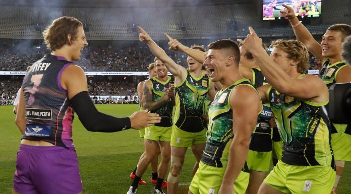 Fremantle star Nat Fyfe books in for elbow surgery after AFLX appearance