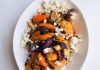 Nigel Slater’s baked winter roots with feta and smoked garlic