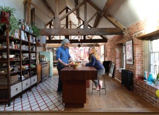 Craft works: ‘We both make things – it was important our home reflected that’