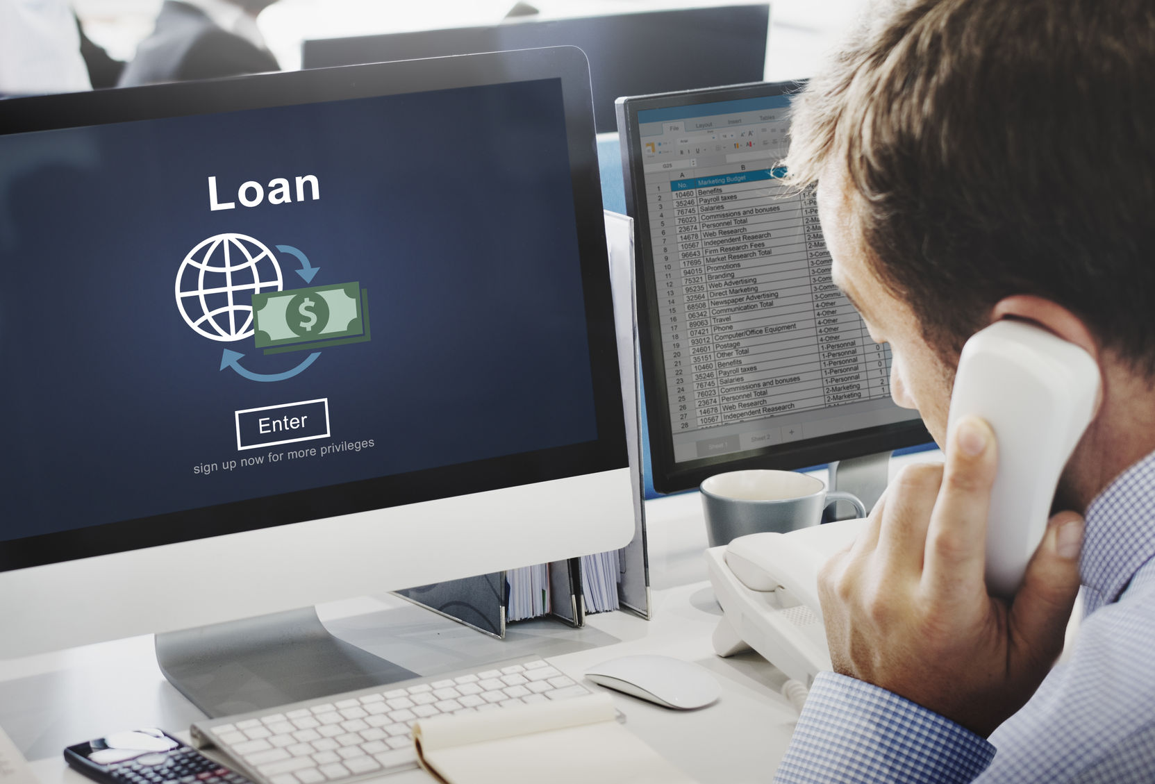 58902868 - loan banking capital debt economy money borrow concept